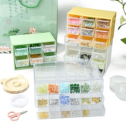 DIY Lampwork Beaded Bracelet Making Kit&nbsp;DIY-FZC0001-01A