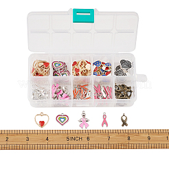 Alloy Enamel Pendants&nbsp;PALLOY-TA0001-14