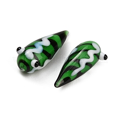 Handmade Lampwork Worm Figurines&nbsp;LA-CBA77D3-01G