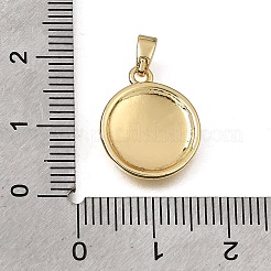 Brass with Black Enamel Pendants&nbsp;X-KK-CBAA632-35G