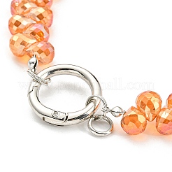 Glass Beaded Mobile Straps&nbsp;HJEW-E010-01P-02