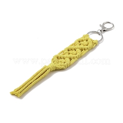 Handmade Macrame Nylon Thread Pendant Decorations&nbsp;HJEW-P019-05P-01