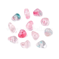 透明なアクリルビーズ  混合図形  パールピンク  4~6x6.5~8.5x4~5mm  穴：1.5mm  約1503個/179g&nbsp;LS-OACR-N137-44A