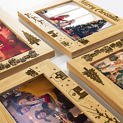 Natural Wood Photo Frames&nbsp;DIY-WH0234-008