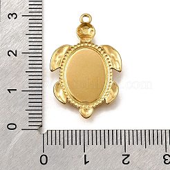 304 Stainless Steel Pendant Cabochon Settings&nbsp;X-STAS-C122-16A-G