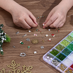 Christmas Theme DIY Jewelry Making Kits&nbsp;DIY-PH0030-56