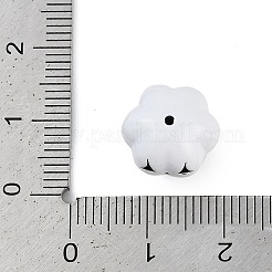 Halloween Theme Spray Painted Alloy Beads&nbsp;PALLOY-D029-03D-RS