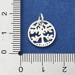 925 Sterling Silver Tree of Life Charms with Jump Rings&nbsp;STER-M119-03S