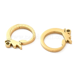 Ion Plating(IP) 316L Surgical Stainless Steel Pendants&nbsp;STAS-F302-06G