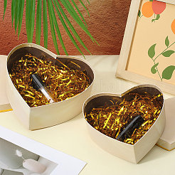 プラスチックシュレッドフィラー2セット  ギフトラッピングとイースターバスケットの充填用  ゴールド  3x0.1mm  50 G /セッティング&nbsp;DIY-SP0002-23A