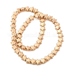 Electroplate Glass Beads Strands&nbsp;EGLA-V001-07