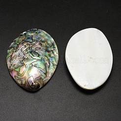 Oval Paua Shell Cabochons&nbsp;BSHE-M020-07