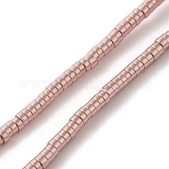 Electroplated Non-magnetic Synthetic Hematite Beads Strands&nbsp;G-G826-09-2mm-M