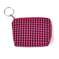 Plaid Pattern Cotton Wallets&nbsp;AJEW-N003-21