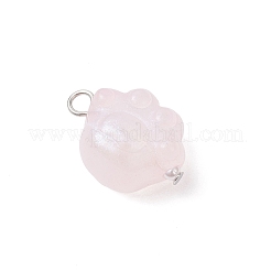 Luminous Acrylic with ABS Plastic Imitation Pearl Pendants&nbsp;PALLOY-JF04499