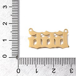 304 Stainless Steel Pendants&nbsp;STAS-D382-04F-G