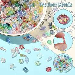 Ocean Transparent Resin Beads&nbsp;RESI-CJC0012-48