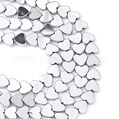 Non-magnetic Synthetic Hematite Beads Strands&nbsp;X-G-Q883-8x8mm-6