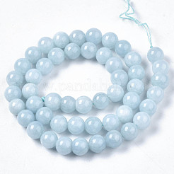 Natural Chalcedony Beads Strands&nbsp;G-S333-8mm-004
