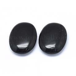 Natural Obsidian Oval Palm Stone&nbsp;G-P415-53