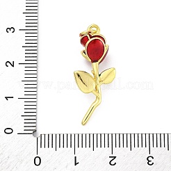 Brass Enamel Pendants&nbsp;KK-U066-23G