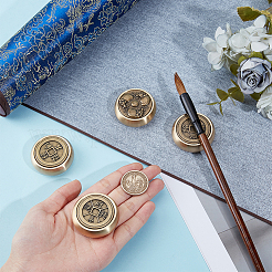 4Pcs 4 Styles Brass Paper Weight&nbsp;DJEW-ME0001-12