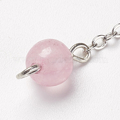 Chakra Natural Rose Quartz Dowsing Pendulums&nbsp;X-G-F516-01C