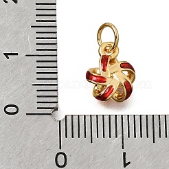 Brass Enamel Pendants&nbsp;KK-G605-10G