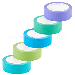 5 Rolls 5 Colors Masking Tape&nbsp;AJEW-CP0009-37