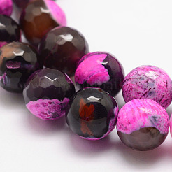 Natural Fire Crackle Agate Bead Strands&nbsp;G-K166-06F-10mm-01