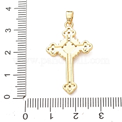 Easter Brass Micro Pave Clear Cubic Zirconia Pendants&nbsp;CU-CBA97F2-01A-G
