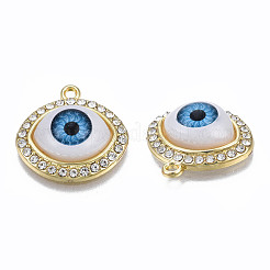 Rack Plating Alloy Enamel Pendants&nbsp;PALLOY-N172-053