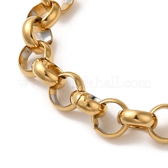 Ion Plating(IP) 304 Stainless Steel 3-strand Chain Bracelets&nbsp;BJEW-L673-023G