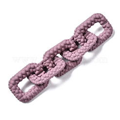 Spray Painted CCB Plastic Linking Rings&nbsp;CCB-Q091-009D