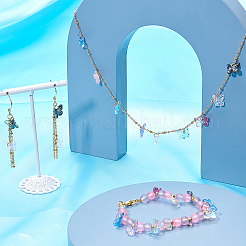 Transparent Spray Painted Glass Charms&nbsp;GLAA-PH0007-79