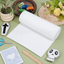 フェルトロール生地  DIY工芸品  ホワイト  300x2mm  3 m /ロール&nbsp;DIY-WH0308-794C-01