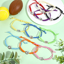 10Pcs Polyester Cord Bracelets&nbsp;BJEW-WR00001