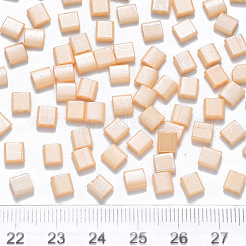 FGB 2-Hole Baking Paint Glass Seed Beads&nbsp;SEED-S031-L-593