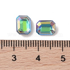 Glass Rhinestone Cabochons&nbsp;RGLA-L029-03B-SPLA