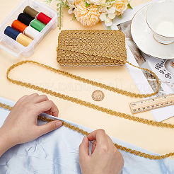 Polyester Braided Lace Trim Ribbon for Curtain Sofa Decoration&nbsp;OCOR-WH0105-013B-01