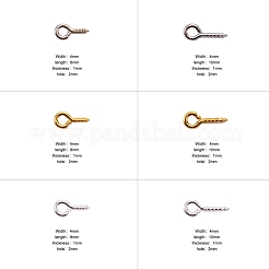 1 Box Iron Screw Eye Pin Peg Bails&nbsp;IFIN-X0022-B