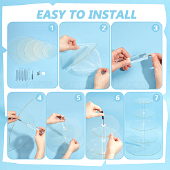 Acrylic Cupcake Stand&nbsp;DIY-WH0504-900
