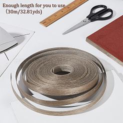 ウォールナットエッジバンドストリップ  キャビネット修理用  家具の修復  キャメル  15x0.5mm  30 m /ロール&nbsp;DIY-WH0504-286A