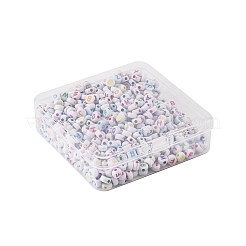 111G Craft Acrylic Horizontal Hole Letter Beads&nbsp;SACR-FS0001-35