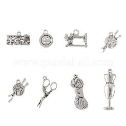 Tibetan Style Alloy Pendants&nbsp;TIBEP-FP0001-07