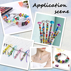120Pcs Resin European Beads&nbsp;FIND-SP0002-05D