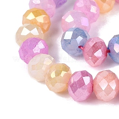 Electroplate Glass Beads Strands&nbsp;EGLA-N027-01A-01