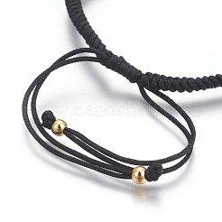 Nylon Cord Braided Bead Bracelets Making&nbsp;X-BJEW-F360-F08