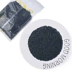 11/0 チェコ不透明ガラスシードビーズ  光沢のある  ラウンド  ミッドナイトブルー  2.2x1.5mm  穴：0.7mm  約500 G /袋&nbsp;SEED-N004-003B-39