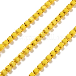 Iron Rhinestone Glass Cup Chain&nbsp;CH-U001-01W
